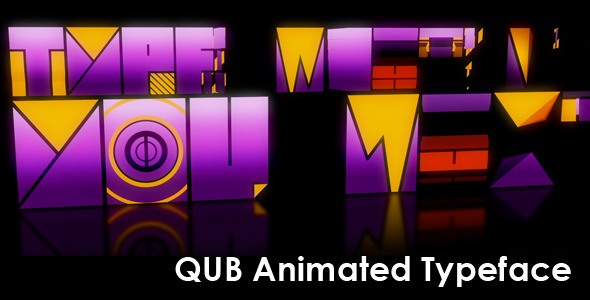Qub Typeface Animated - Download Videohive 2746740