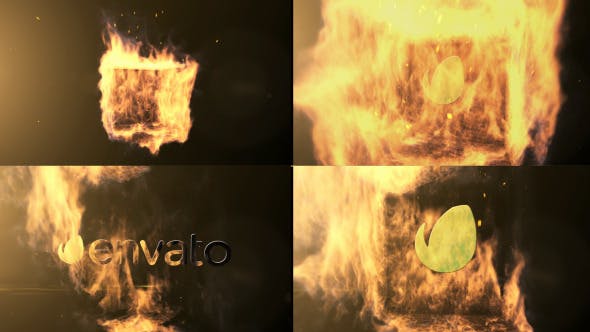 Qube Fire Logo Reveal - 9491331 Videohive Download