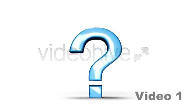 Question Mark Bouncing Up and Down Series of 2 - Download Videohive 694581