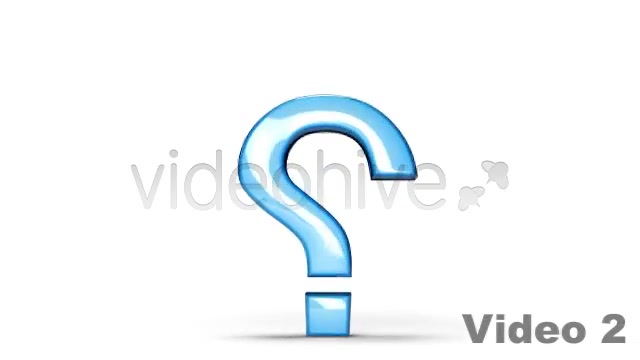 Question Mark Bouncing Up and Down Series of 2 - Download Videohive 694581