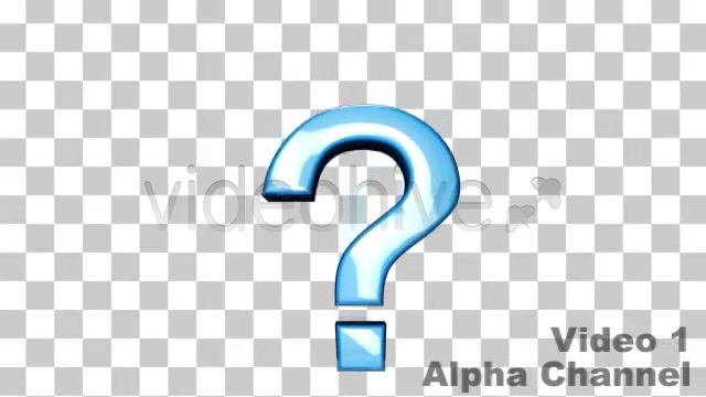 Question Mark Bouncing Up and Down Series of 2 - Download Videohive 694581