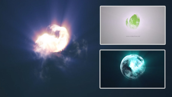 Quick Abstract Colorful Smoke Vortex Logo Reveal - Download Videohive 7974431