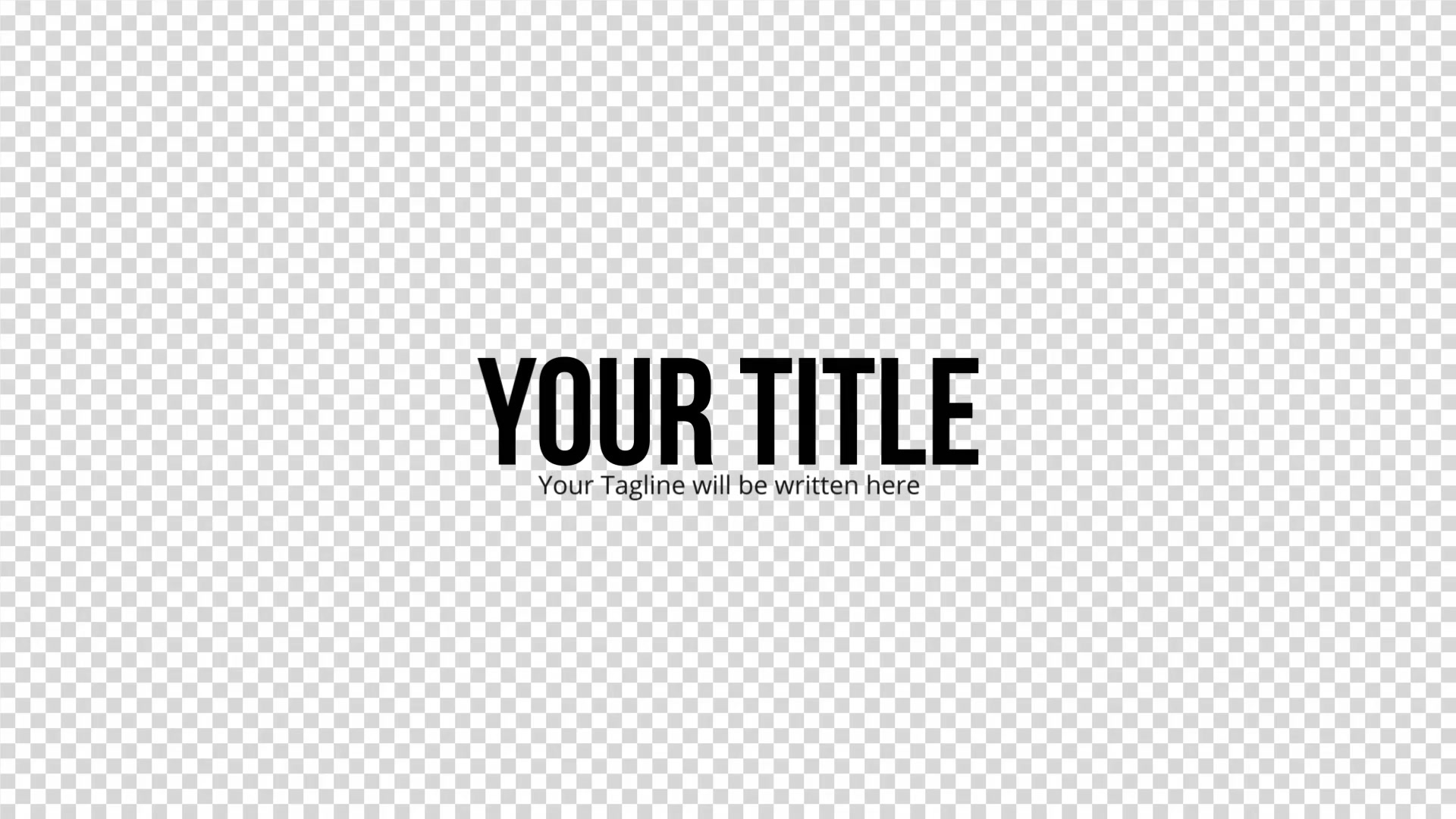 Quick & Clean Title Sting - Download Videohive 23383374