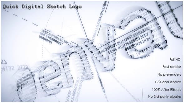 Quick Digital Sketch Logo - Download Videohive 16080110