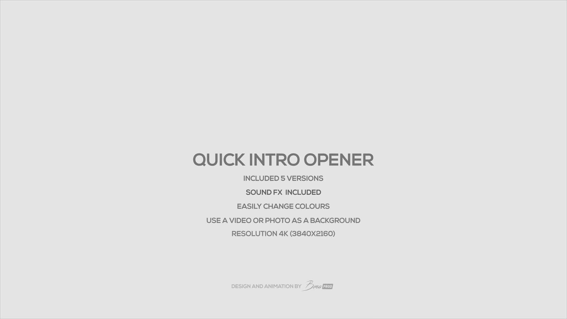 Quick Intro Opener Videohive 21947581 After Effects Image 1