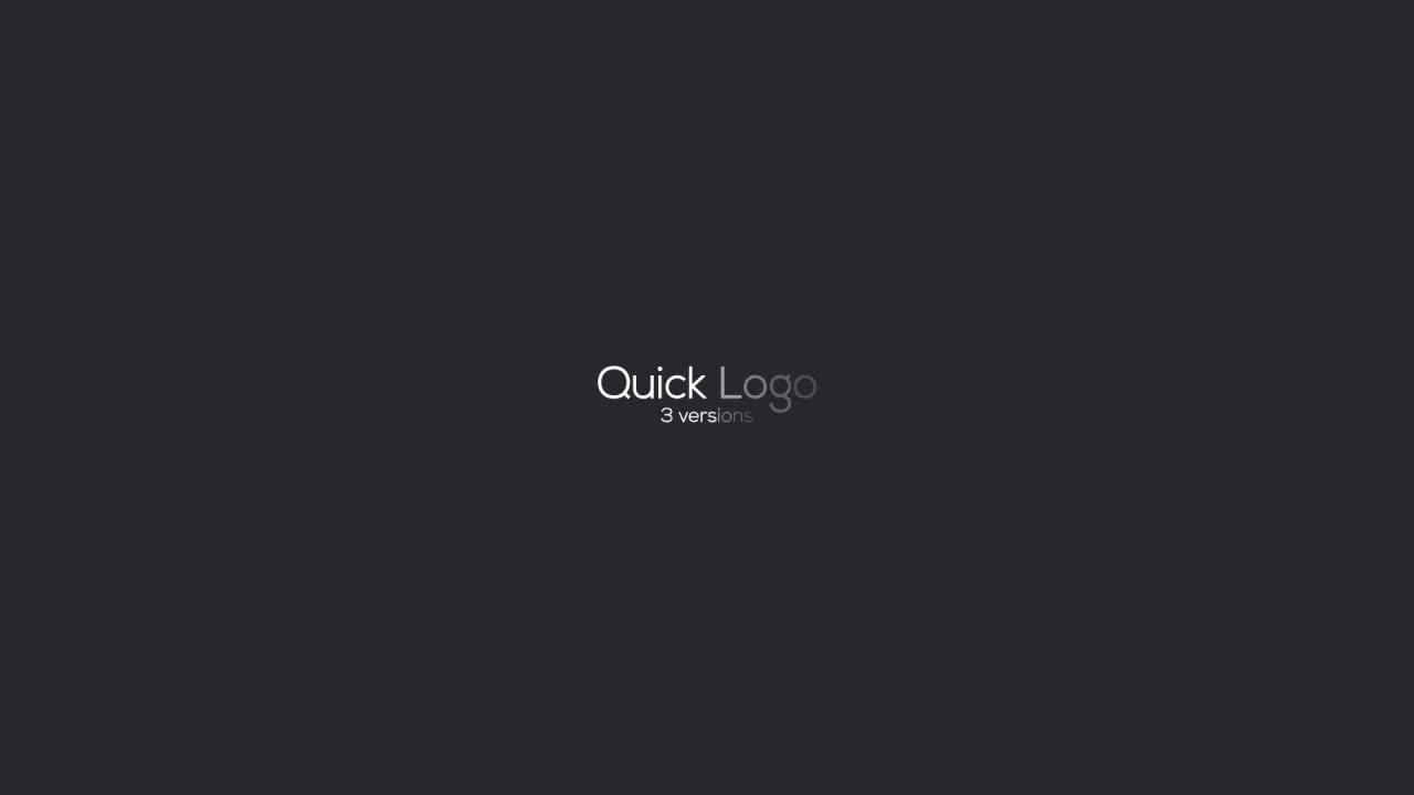 Quick Logo - Download Videohive 16037927