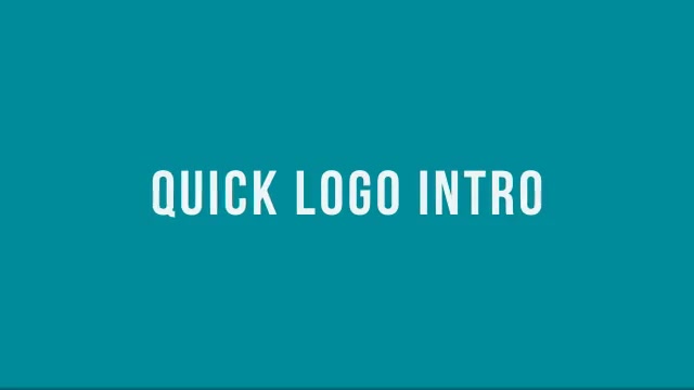 Quick Logo Intro Videohive 7340223 After Effects Image 3