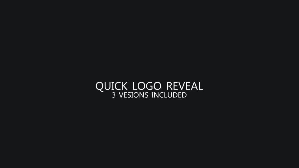 Quick Logo Reveal Videohive 17415996 After Effects Image 1
