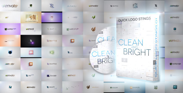 Quick Logo Sting Pack 01: Clean & Bright - Download Videohive 4028443