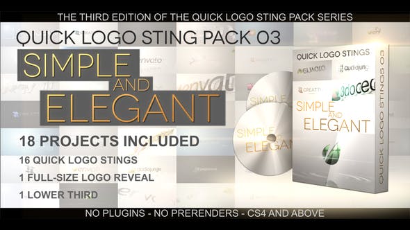 Quick Logo Sting Pack 03: Simple & Elegant - Download Videohive 5874067