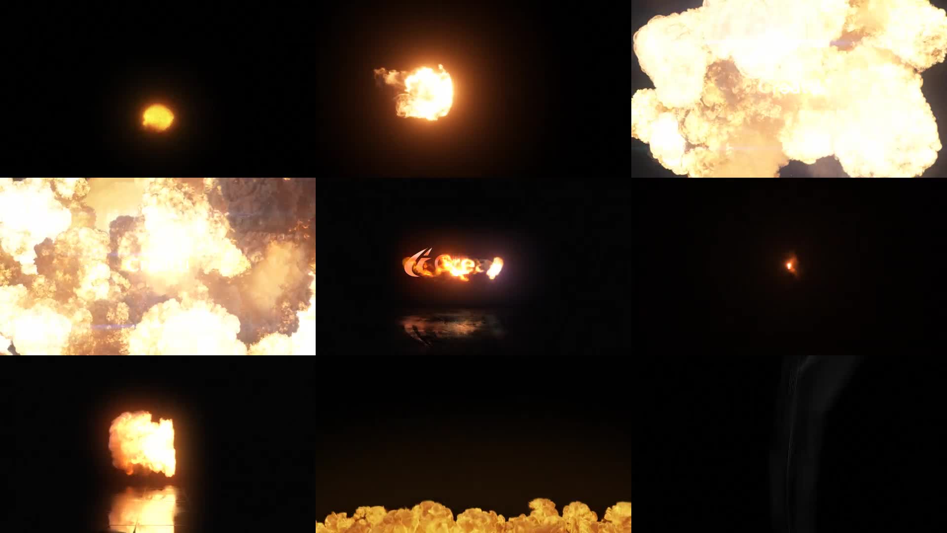 Quick Logo Sting Pack 14: Fire & Explosion Videohive 28021604 After Effects Image 1