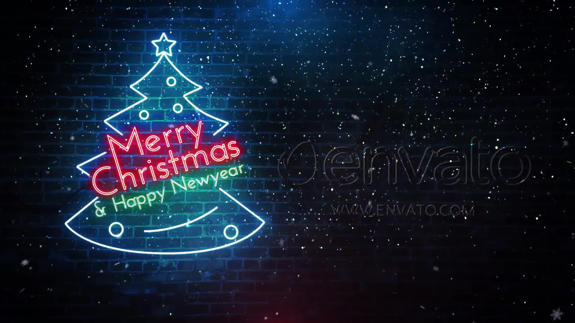 Quick Neon Christmas New Year Wish Videohive 22985728 After Effects Image 10