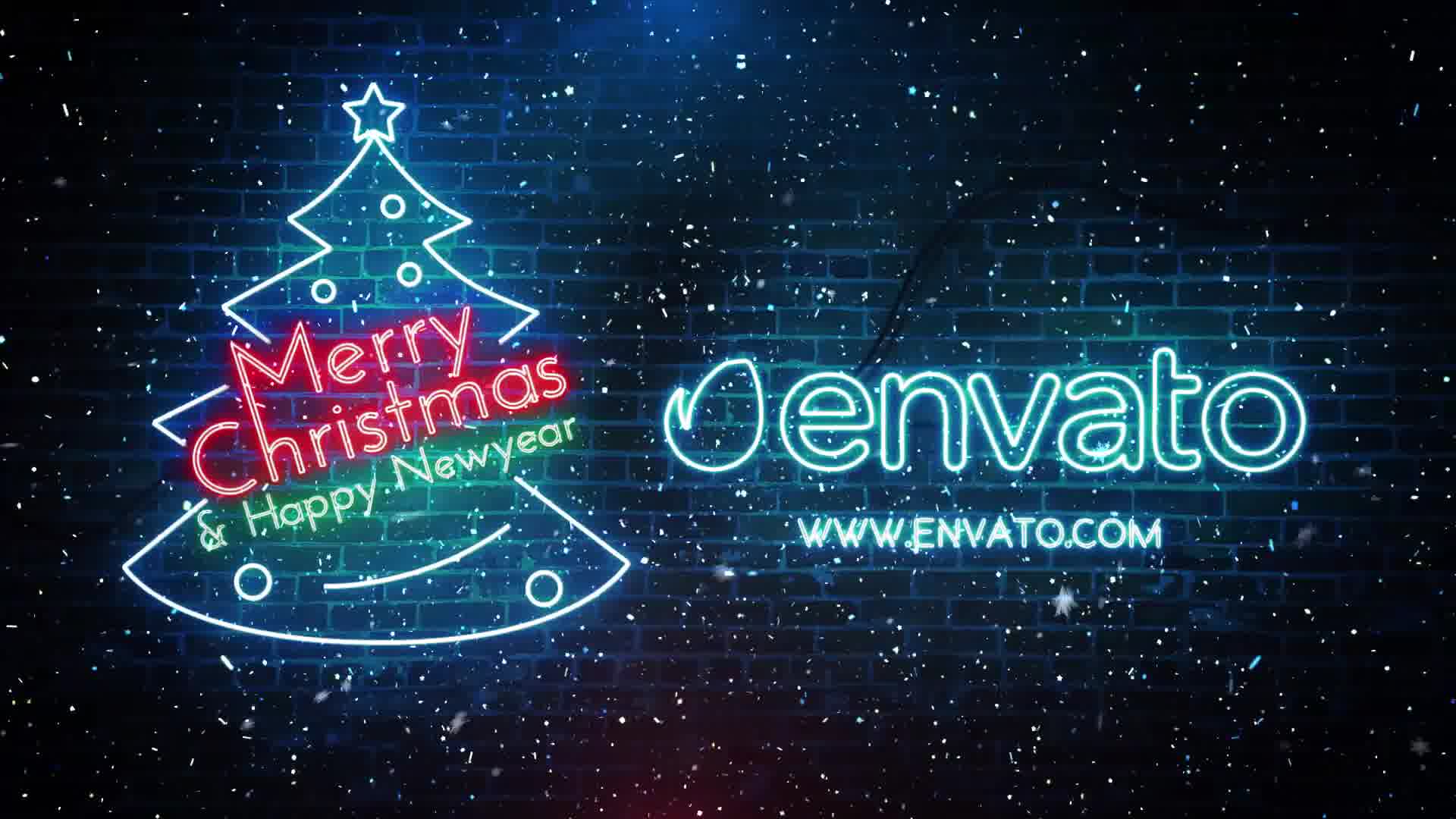 Quick Neon Christmas New Year Wish Videohive 22985728 After Effects Image 12