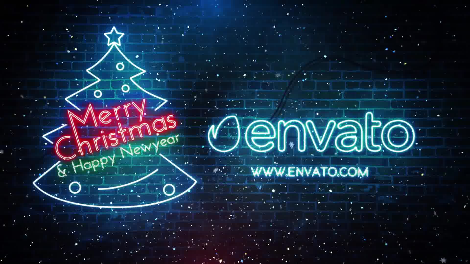 Quick Neon Christmas New Year Wish Videohive 22985728 After Effects Image 13