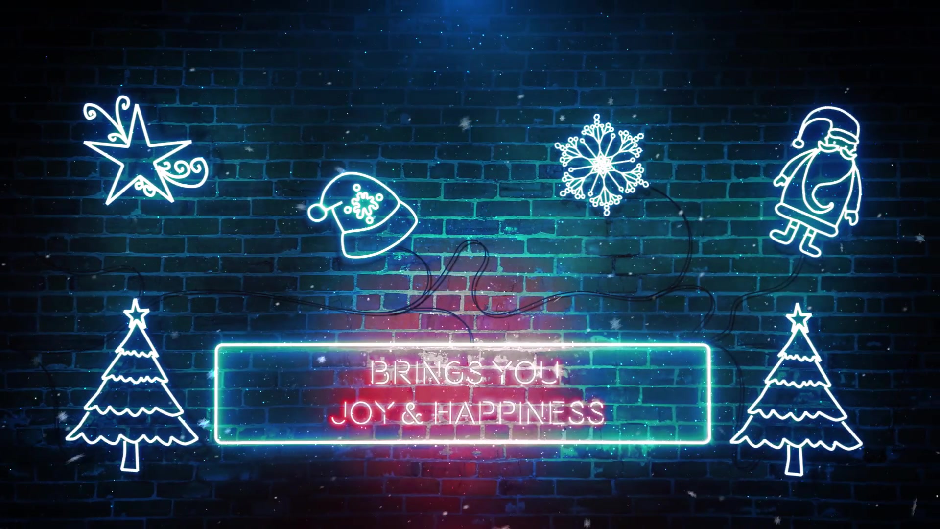 Quick Neon Christmas New Year Wish Videohive 22985728 After Effects Image 5