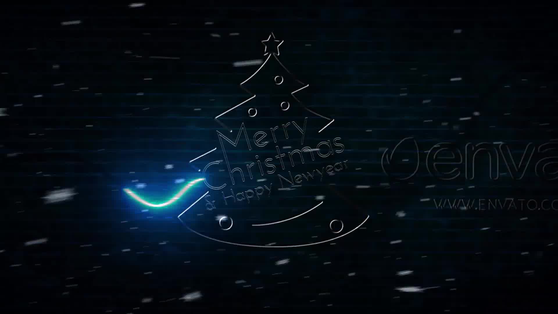 Quick Neon Christmas New Year Wish Videohive 22985728 After Effects Image 9