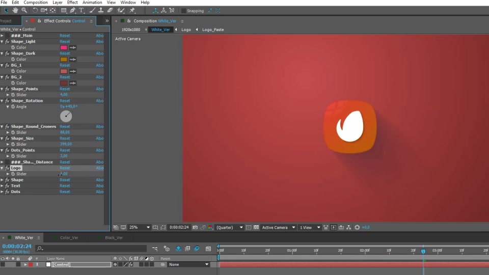 Quick Shape Logo Videohive 19547679 After Effects Image 9