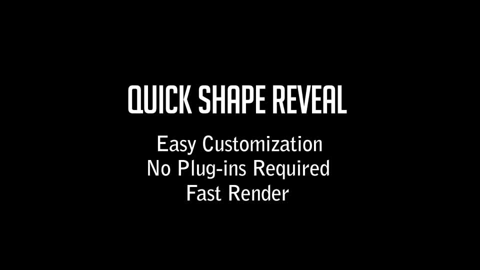 Quick Shape Reveal - Download Videohive 5577421