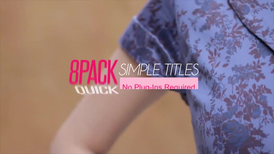 Quick Simple Title Openers - Download Videohive 9180169