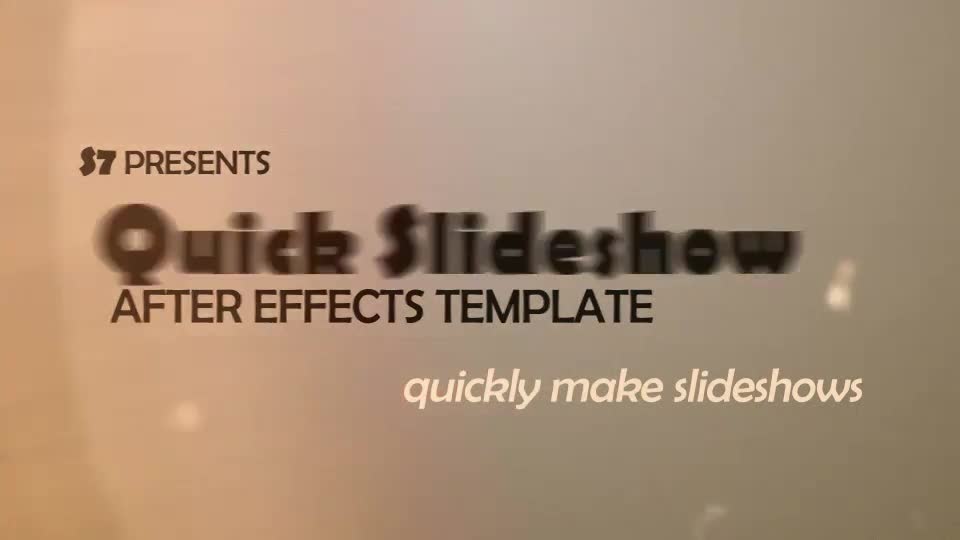 Quick Slideshow Videohive 9938635 After Effects Image 1