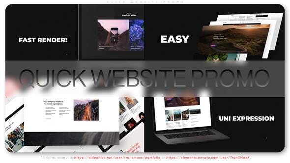 Quick Website Promo - Download 34422560 Videohive