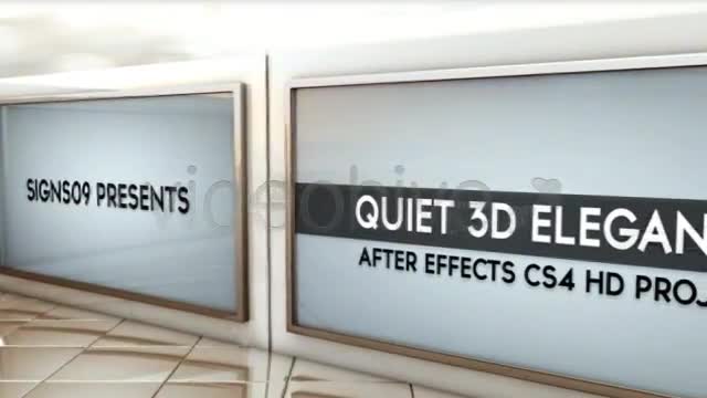 Quiet 3D Elegant Slideshow - Download Videohive 291210