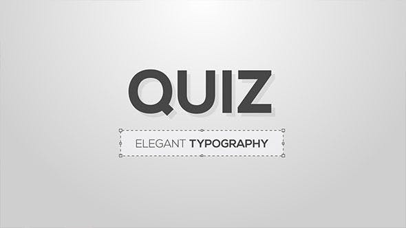 Quiz l 85 Modern Business Titles - Videohive 12520315 Download