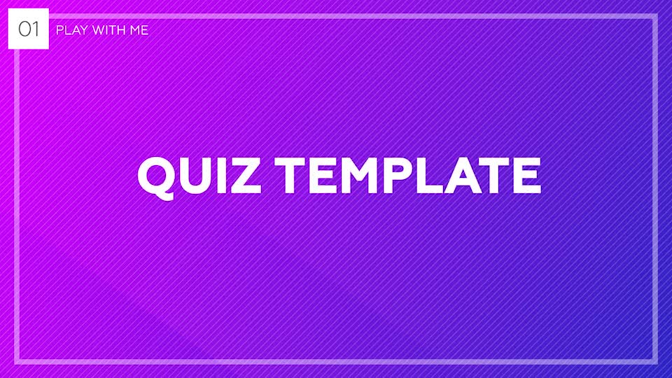 Quiz / Trivia Template Videohive 23700432 After Effects Image 1