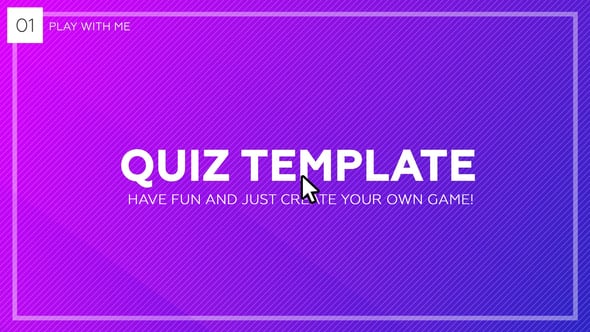 Quiz / Trivia Template - Download 23700432 Videohive