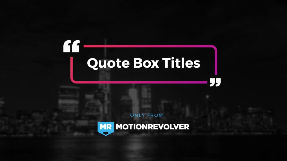 Quote Box Titles - Download Videohive 19857551