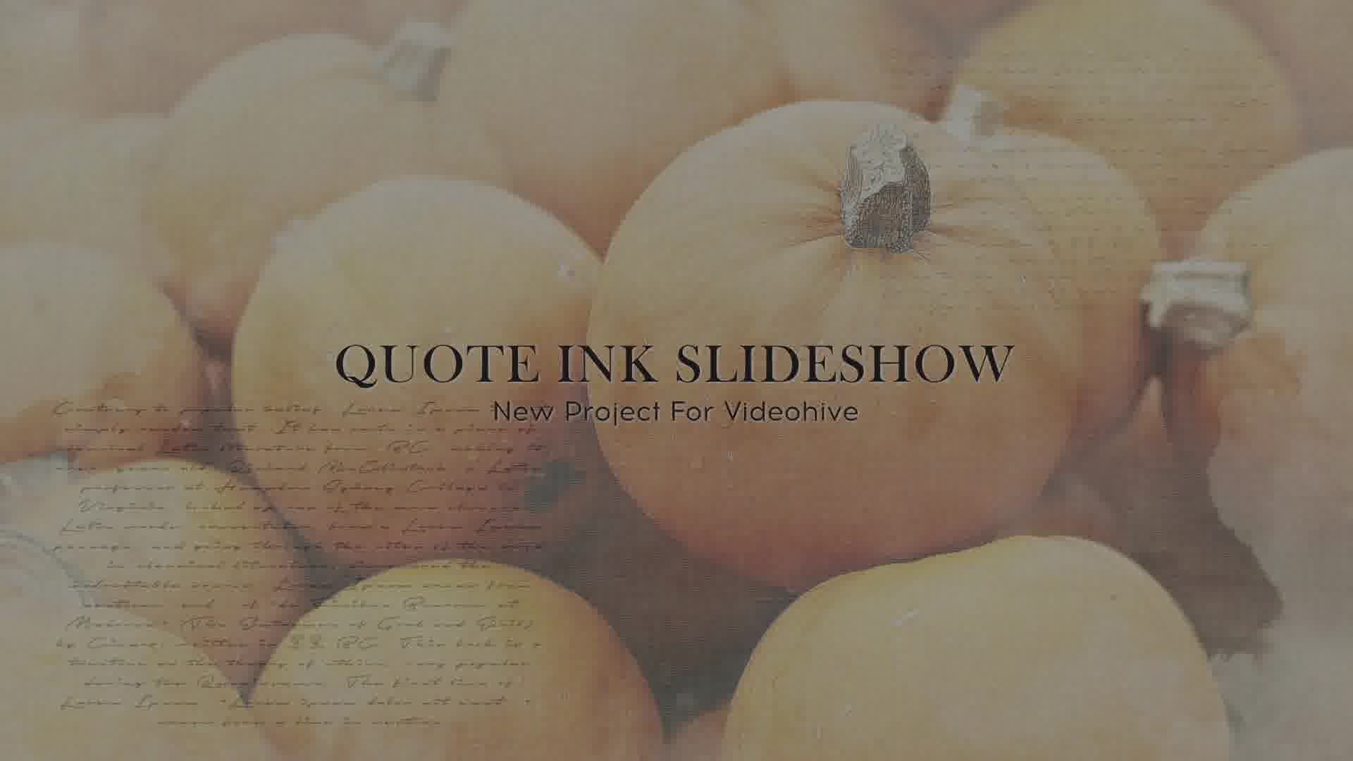 Quote Ink Slideshow Videohive 24803085 After Effects Image 13