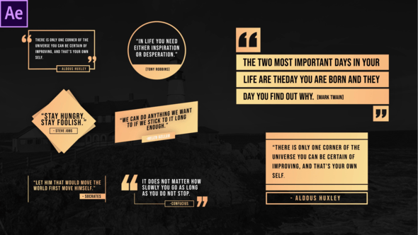 Quote Titles Pack - Download Videohive 33557465