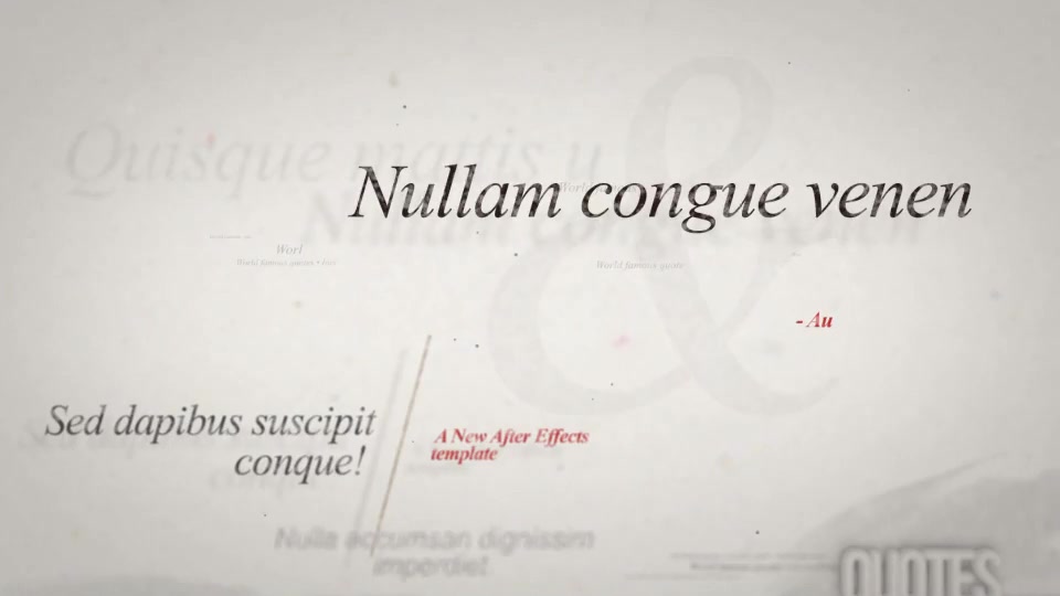 Quotes On Paper Videohive 25199717 After Effects Image 12