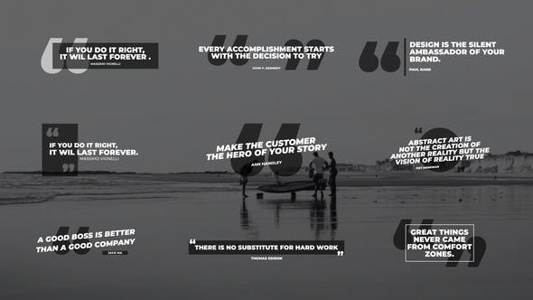 Quotes Titles | Premiere Pro - Videohive Download 36258182