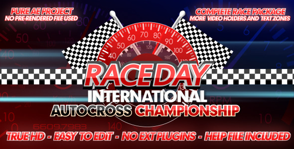 Race Day A Complete Racing Package - Download Videohive 2417635