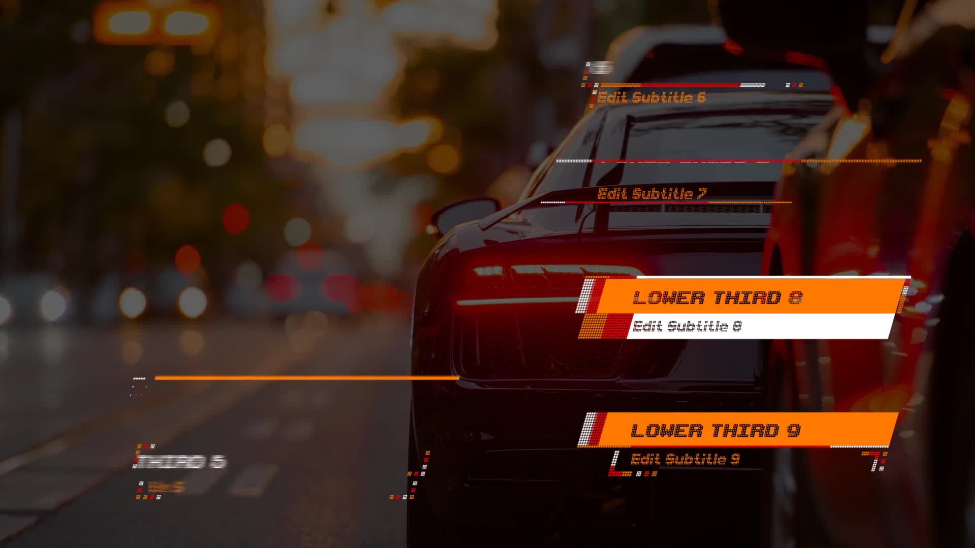 Racer Lower Thirds - Download Videohive 20540605