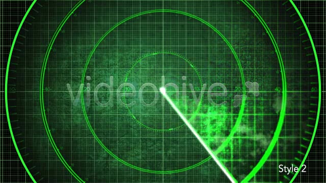Radar Detection Screen Display 2 Looping Styles Videohive 4588430 Motion Graphics Image 7