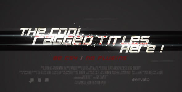 Ragged Titles - 8535427 Videohive Download