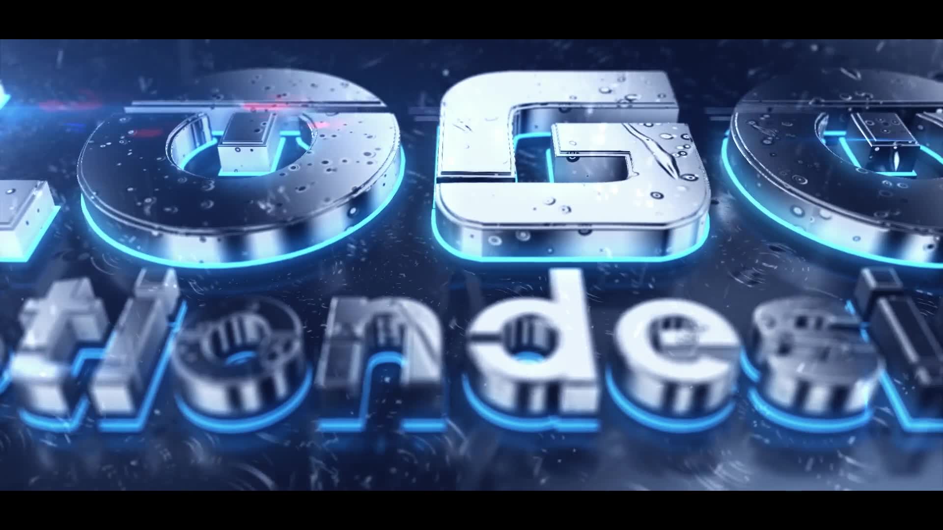 Rain 3D Logo Videohive 22883707 After Effects Image 2