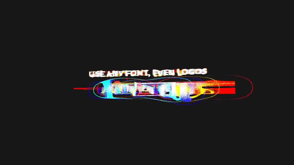 Rainbow Glitch Text Maker Videohive 19610050 After Effects Image 4