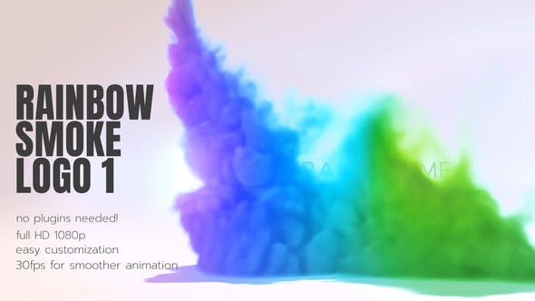 Rainbow Smoke Logo - 26502019 Download Videohive