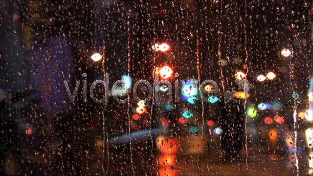 Rainy Night Window HD Loop  Videohive 71327 Stock Footage Image 2