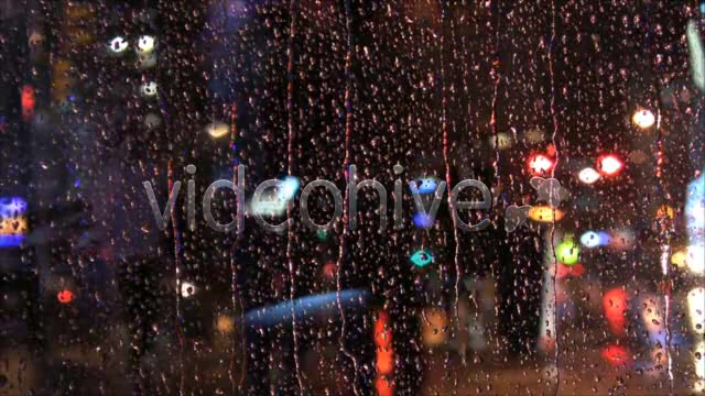 Rainy Night Window HD Loop  Videohive 71327 Stock Footage Image 3