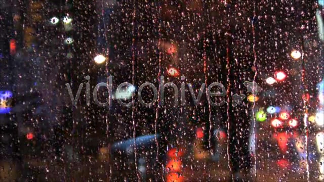 Rainy Night Window HD Loop  Videohive 71327 Stock Footage Image 4
