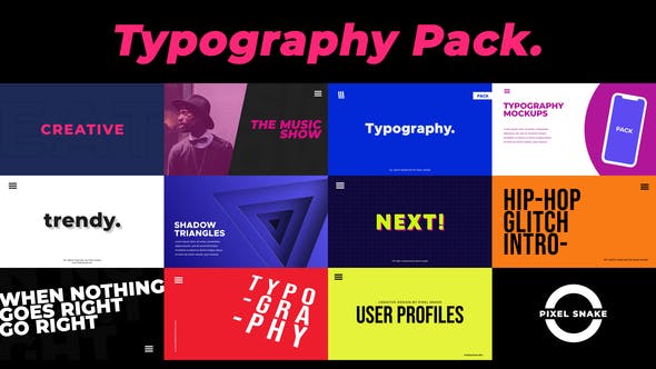 Rama Modern Typography Pack - 24927160 Videohive Download