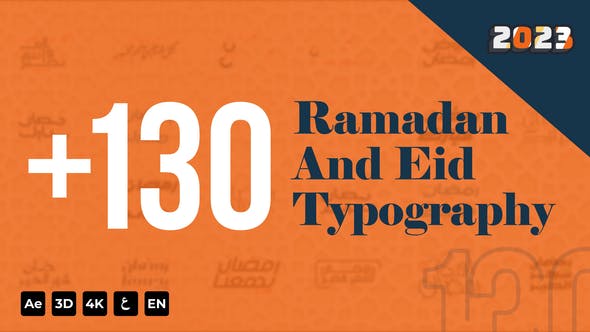 Ramadan and Eid Typography - Download Videohive 36694222
