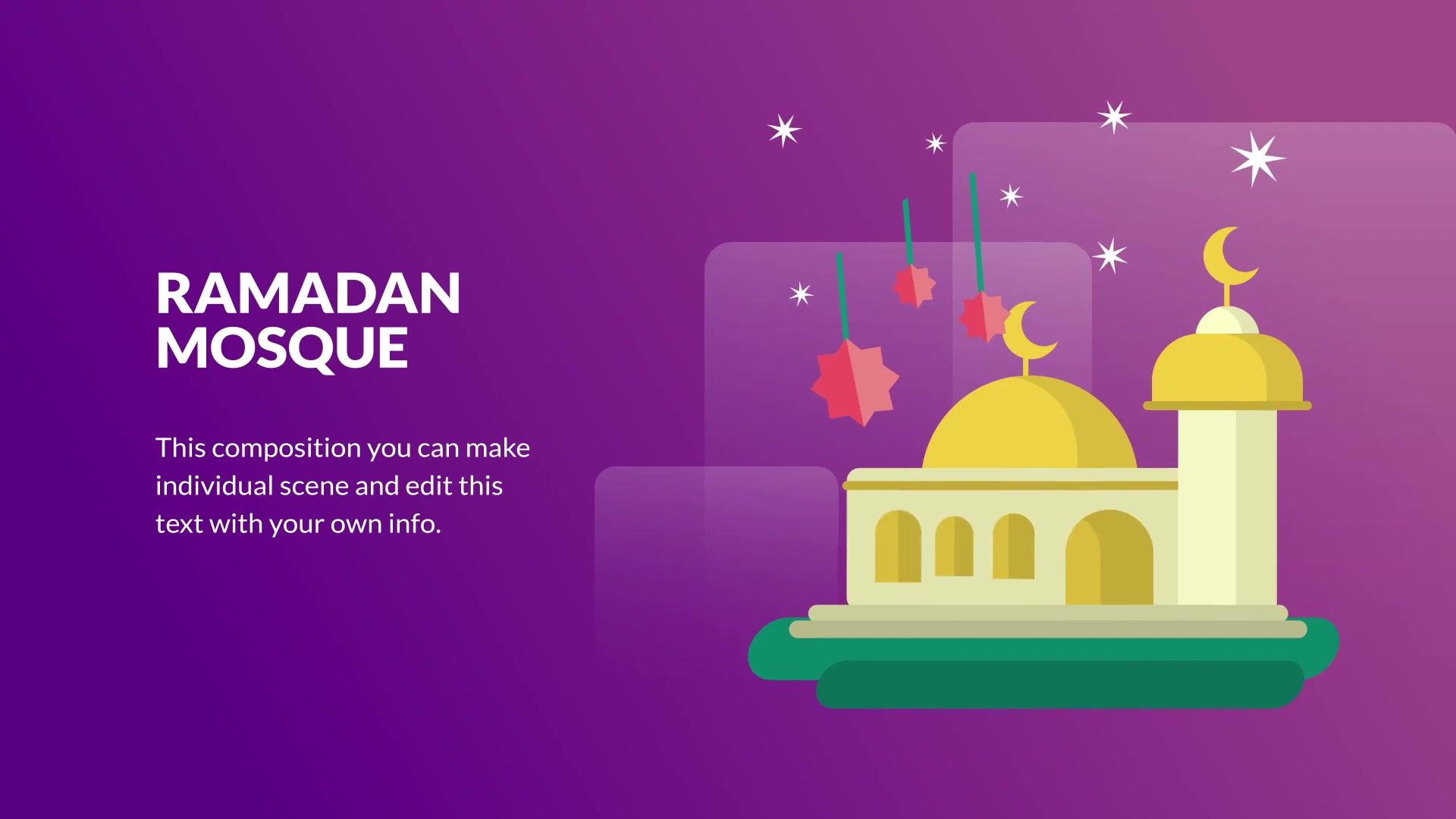 Ramadan Animation | Apple Motion & FCPX Videohive 31004073 Apple Motion Image 7