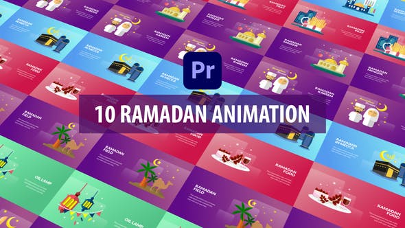 Ramadan Animation | Premiere Pro MOGRT - Download Videohive 30997349