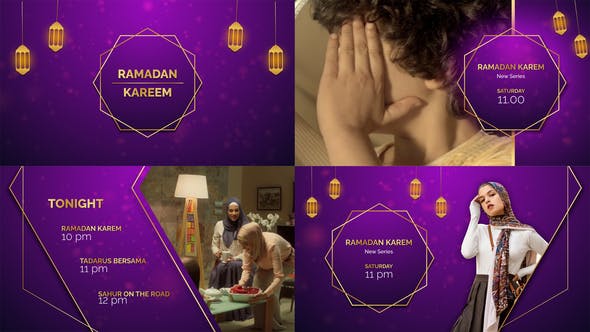 Ramadan Broadcast Package MOGRT - Videohive Download 31016552