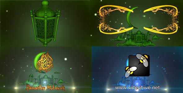 Ramadan Eid Mubarak Stary Night - Videohive Download 8202256